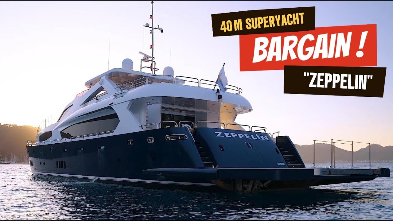 126 ft superyacht Zeppelin for sale by Skippern Yachts