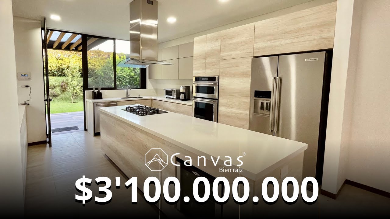 🏡ESPECTACULAR CASA EN CONDOMINIO - LLANOGRANDE - RIONEGRO $3'100.000.000 ( Canvas Raíz )