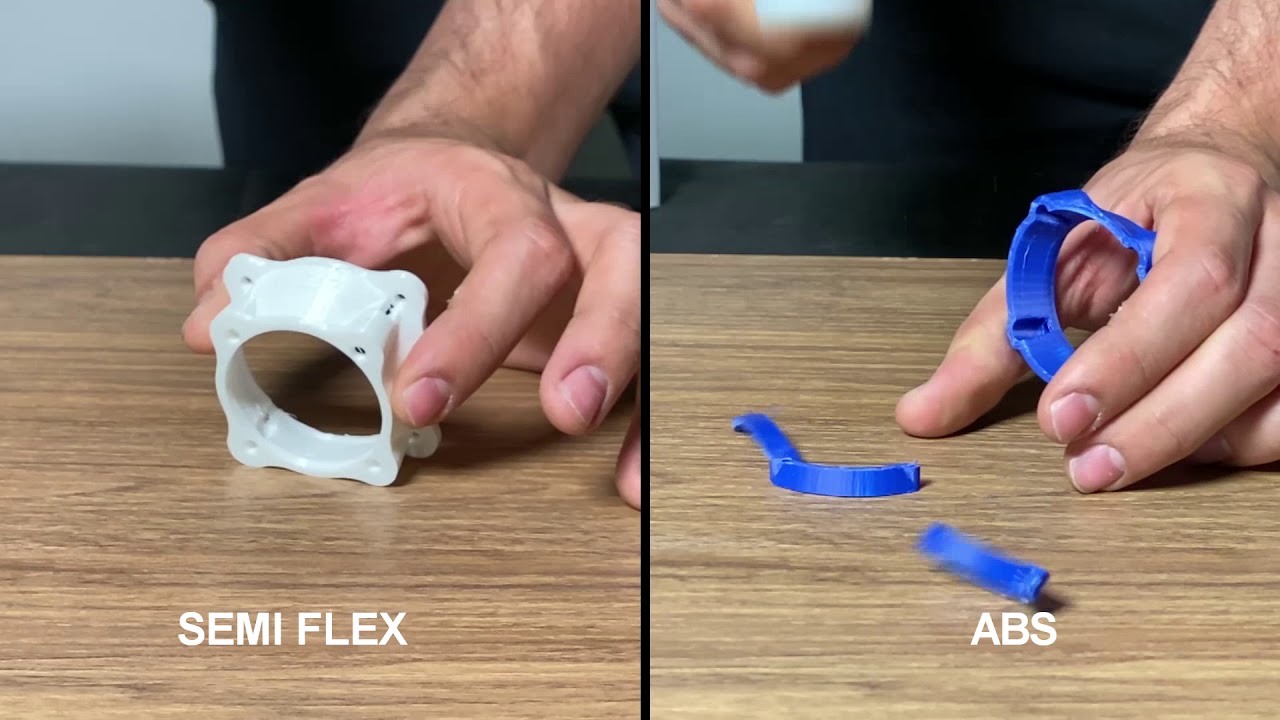 FILAMENTOS 3D: FLEXIBLES (FLEXIPRINT, SEMIFLEX, SEMIFLEX HARD)