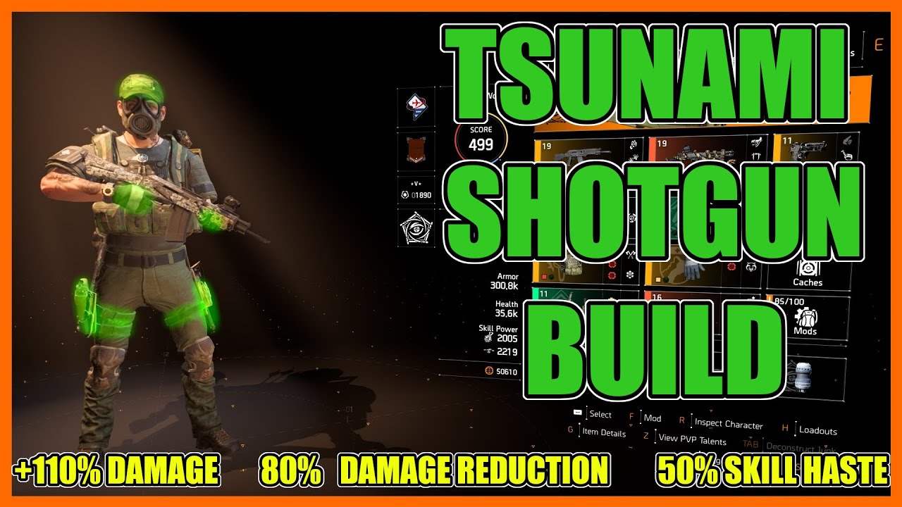 The Division 2 | Tsunami Shotgun Build | Destroy Missions