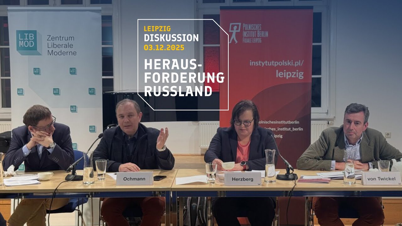 Dis­kus­sion „Her­aus­for­de­rung Russ­land“ in Leipzig