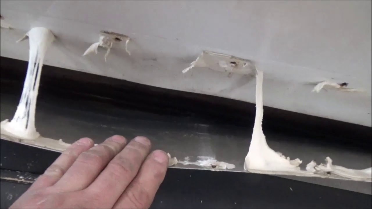 Re-built and Relaminated rear wall on Jayco super lite