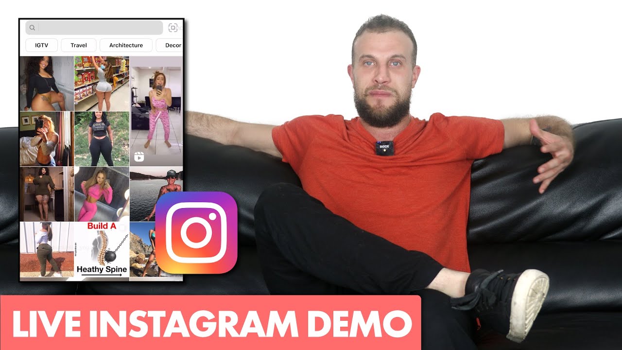 Как правильно писать девушкам в личные сообщения в Instagram (демонстрация в режиме реального вре...