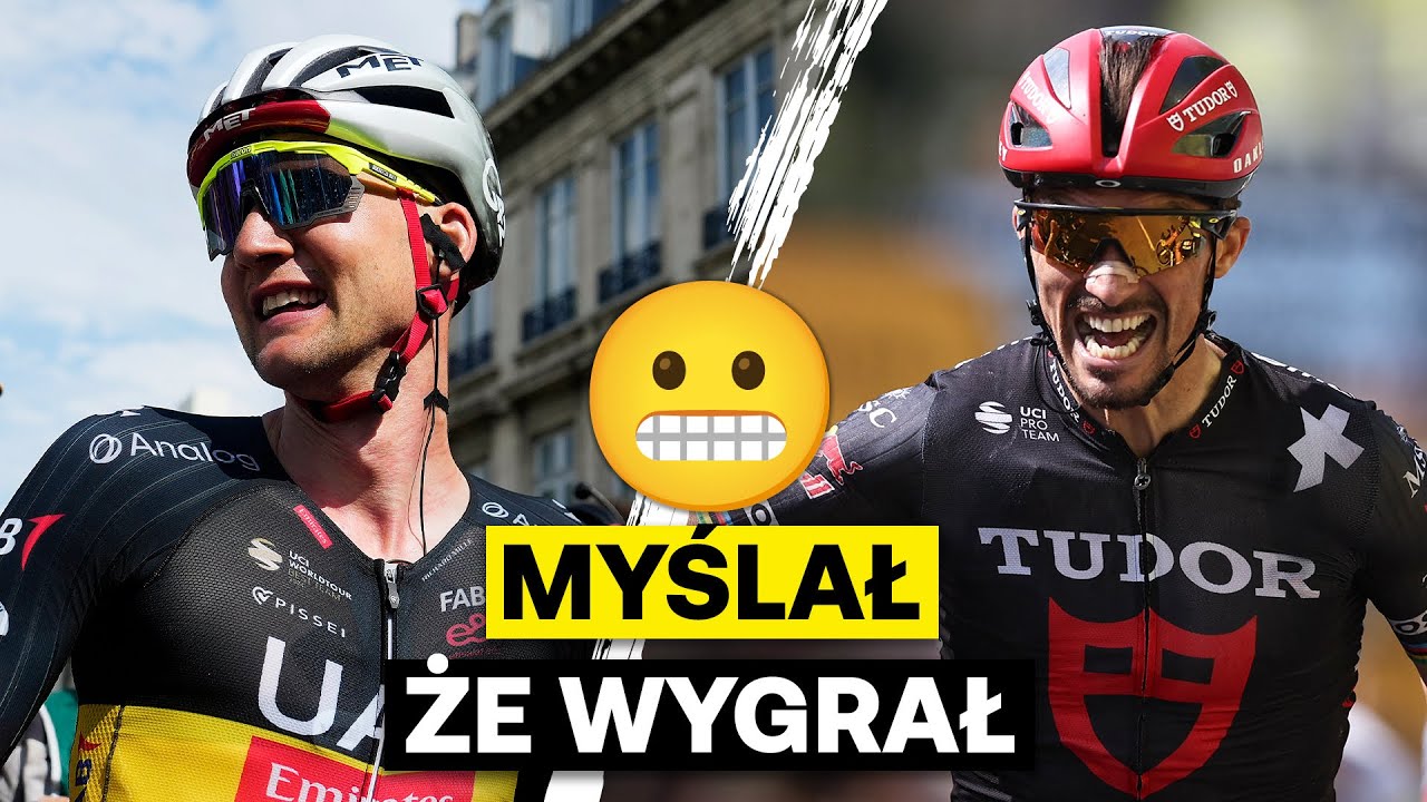 Cieszył się ze zwycięstwa. NIE WIEDZIAŁ, że nie ma z czego | Skr&oacute;t 15. etapu TdF