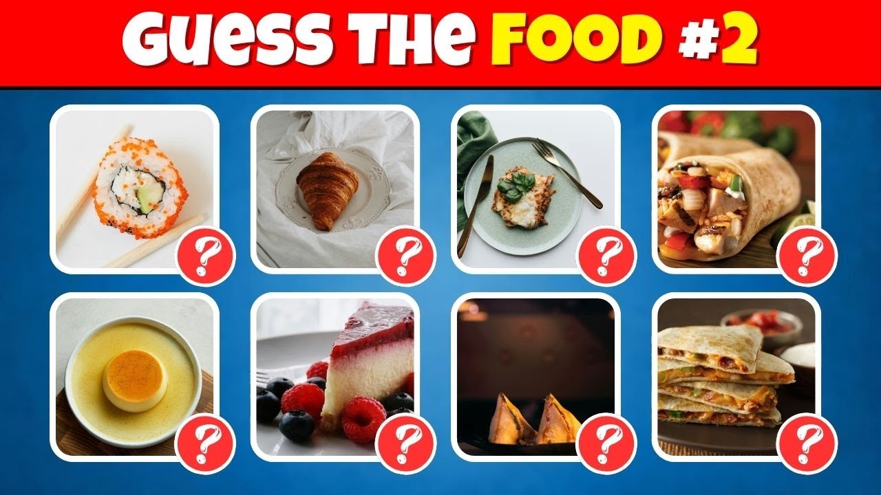 Guess The Food in 10 Seconds 🍣🤔 | 50 Popular Foods & Meals | Quiz Bunnies
