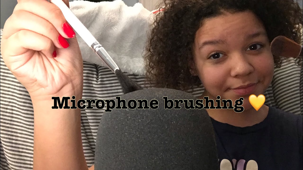 ASMR- microphone brushing