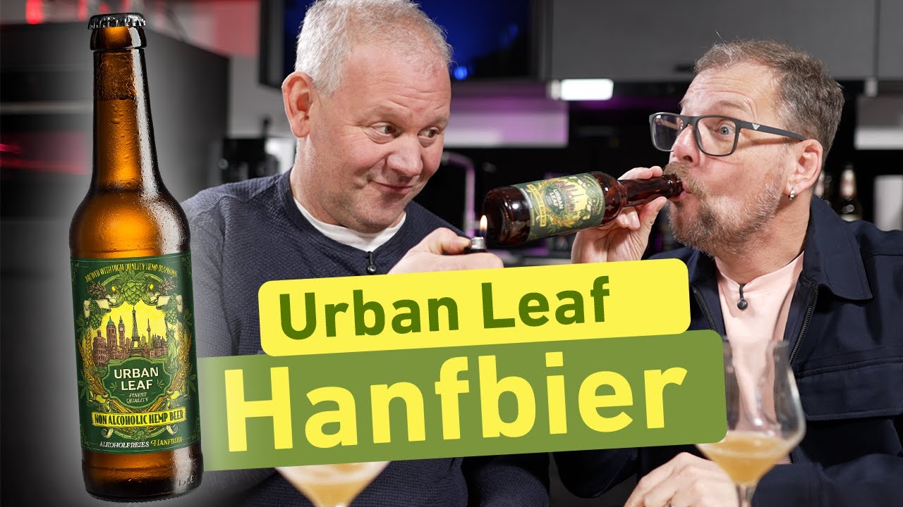 Hanfbier im Test - was kann das Urban Leaf von Sander? Der Biertest.