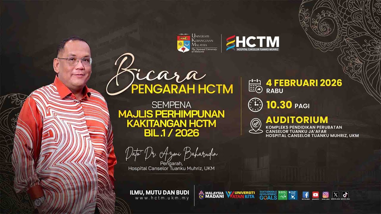 Bicara Pengarah HCTM sempena Majlis Perhimpunan Kakitangan HCTM Bil  1/2026