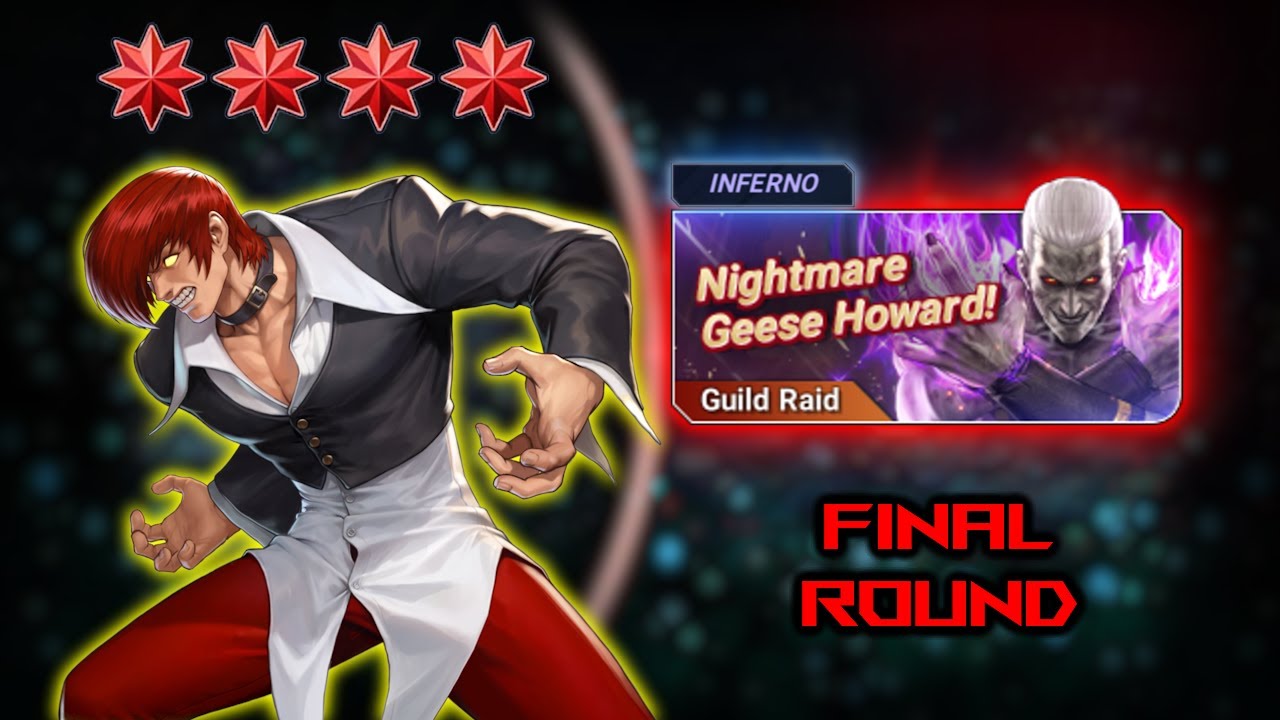 KOF Allstar: Final Round • A9 UE Orochi Iori VS Guild Raid Geese Howard