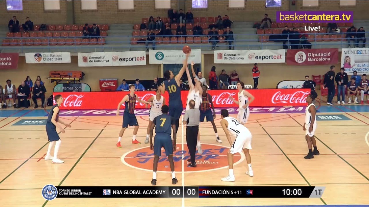 U18M - NBA ACADEMY AUSTRALIA vs BASKONIA. Torneo Inter. Junior Hospitalet 2020 - REEMISIÓN