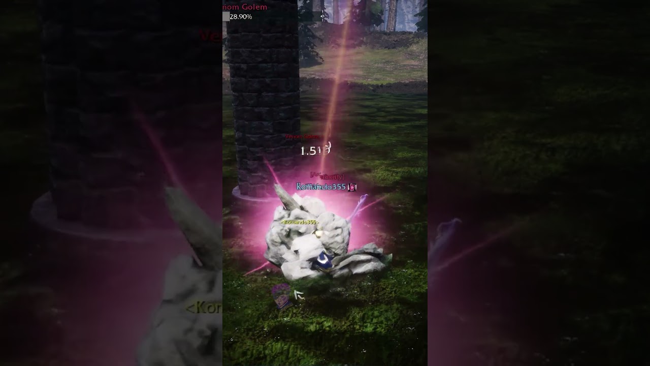 Rise Onlline Venom Golem Kaplıcalarda Bug #Shorts