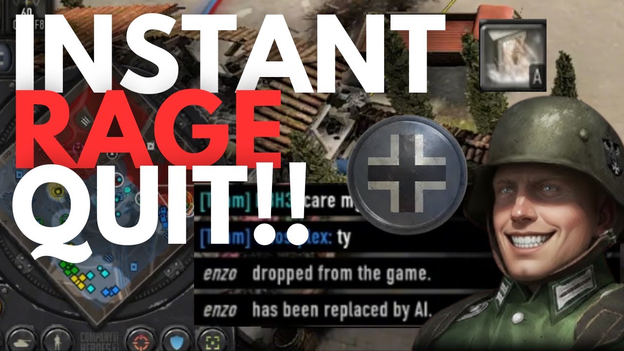 He Couldn’t Handle the Pressure | 4v4 | Company of Heroes 3