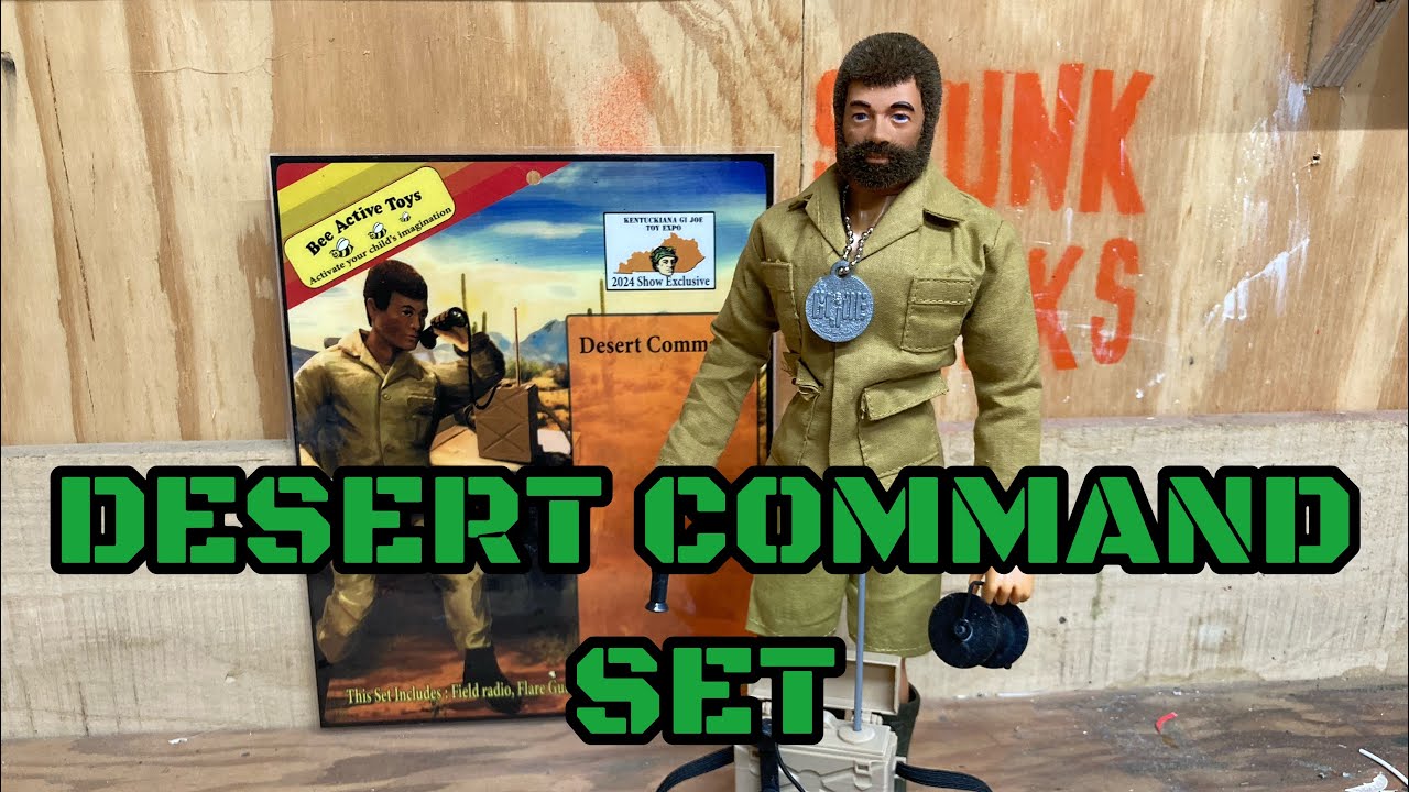 G.I. JOE DESERT COMMAND SET: REVIEWUESDAY #skunkworksstudios #beeactivetoys