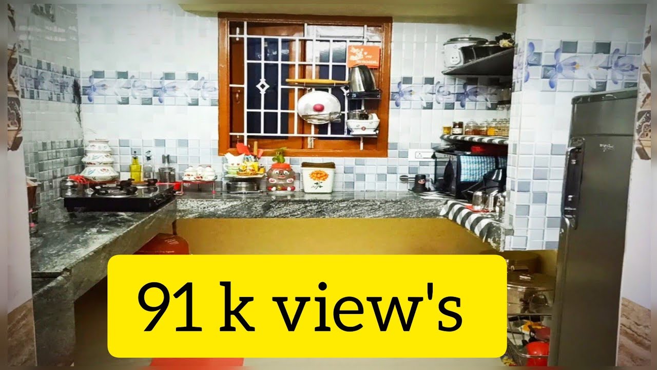 Kitchen Tour || My Small Non Modular Kitchen Tour in Tamil || Kitchen Organizer idea in tamil