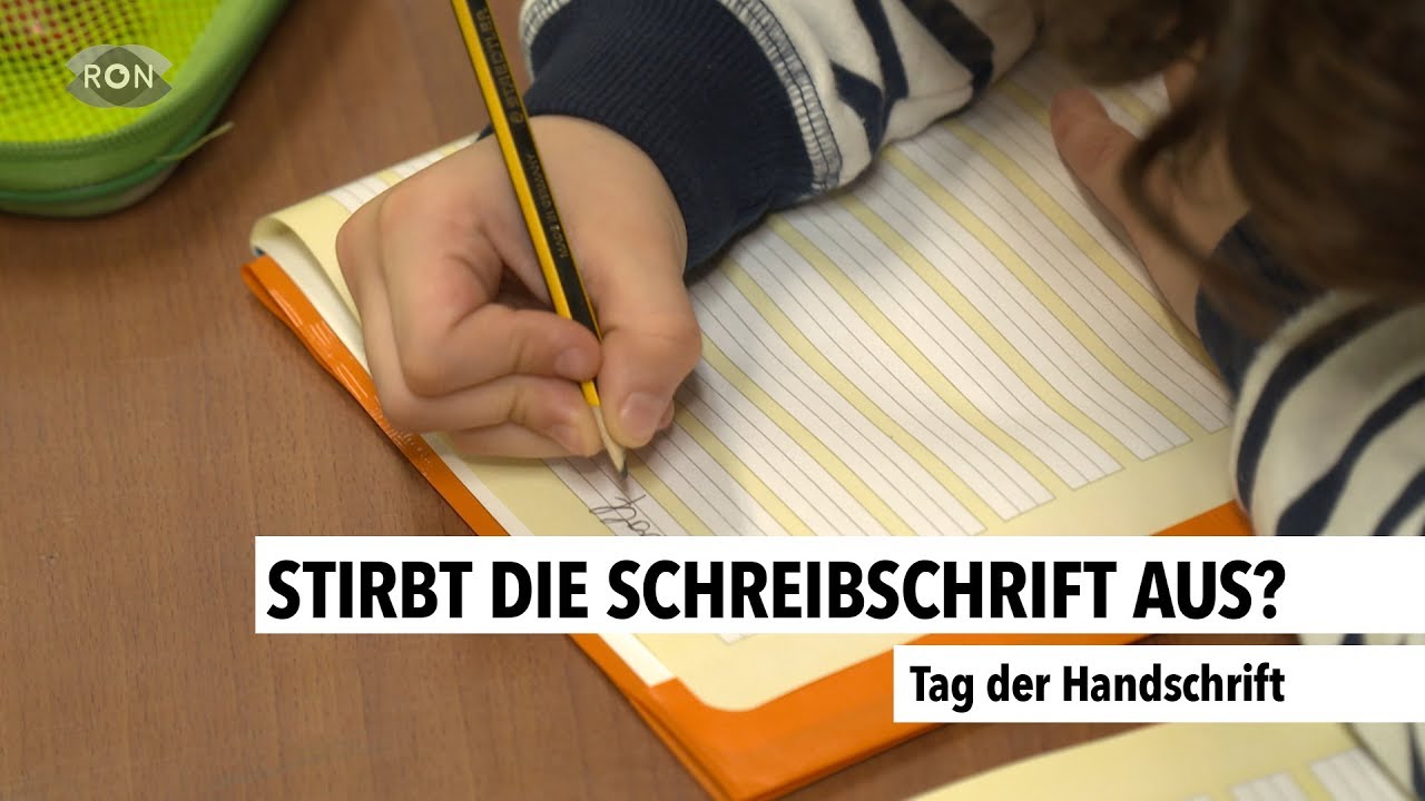 Stirbt die Schreibschrift aus? | RON TV |