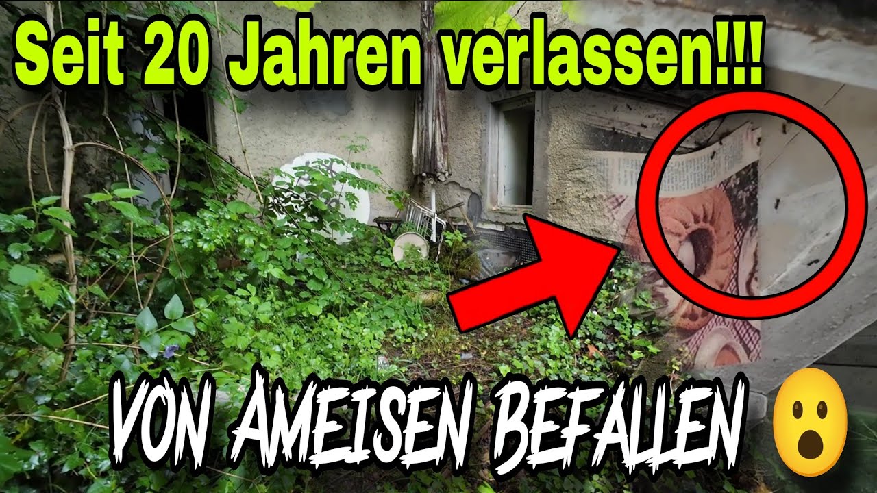 SEIT ÜBER 20 JAHREN VERLASSEN‼️| VON AMEISEN BEFALLEN😮‼️| LOST PLACES 
