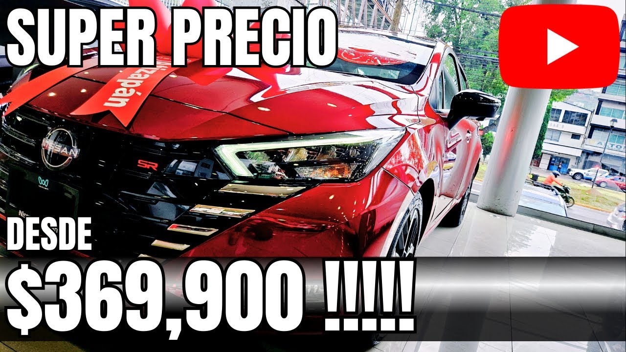 NISSAN VERSA SR 2025 SUPER PRECIO ESPECIAL *RESEÑA SEDAN 118 HP AUT CVT UPDATE ENERO ROJO