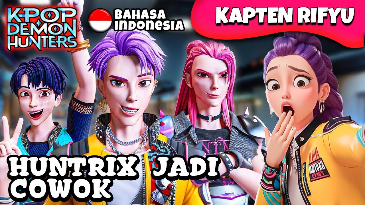👉 LAH ??? HUNTRIX BOYS 😤 KPOP DEMON HUNTER BAHASA INDONESIA