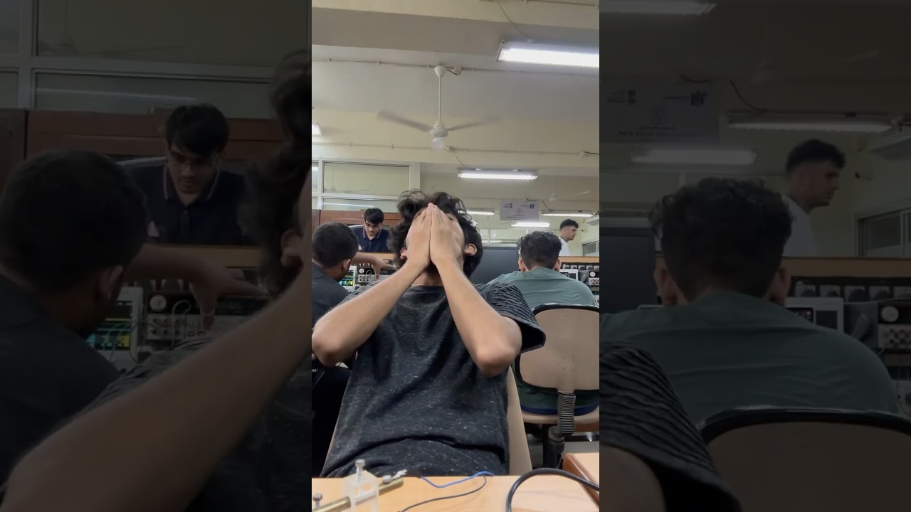 Analog Lab ❌ Devices lab￼ ft Reading nhi aayegi  #ee #lab #minivlog  #funny #relatable #electrical
