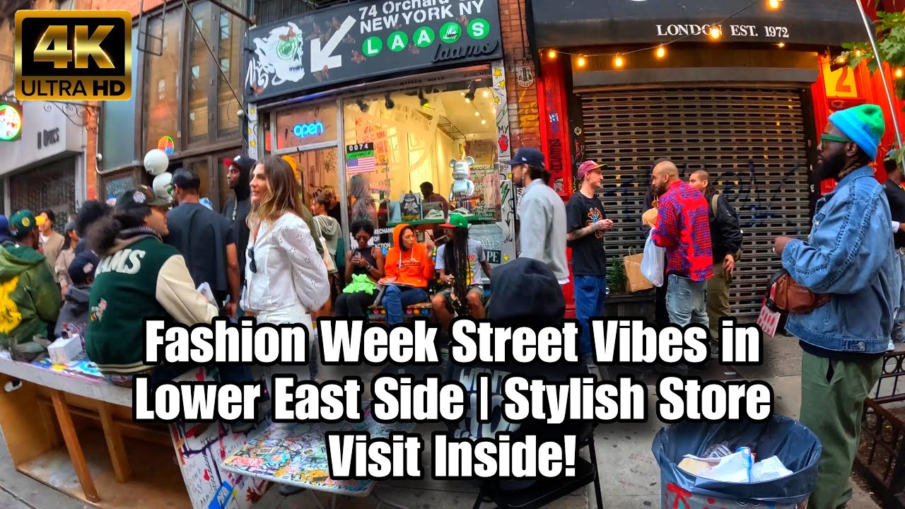 Fashion Week Street Vibes in Lower East Side | Stylish Store Visit Inside! (NYFW 2024)
