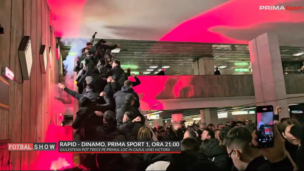 Fanii lui Dinamo au făcut haos la metrou. Torțe și petarde aruncate în drum spre stadion