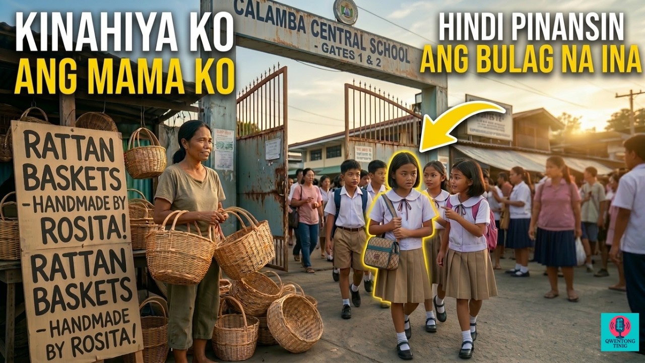 ESTUDYANTE, IKINAHIYA ANG KANYANG BULAG NA INA NA NAGLALAKO NG MGA RATTAN BASKET NGUNIT ISANG IGLAP