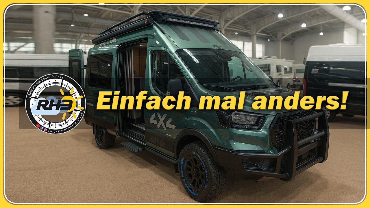 美洲豹 - Ford 4×4 Wohnmobil aus China für 82.000 € | Wandelbares Konzept und Raumsparbad