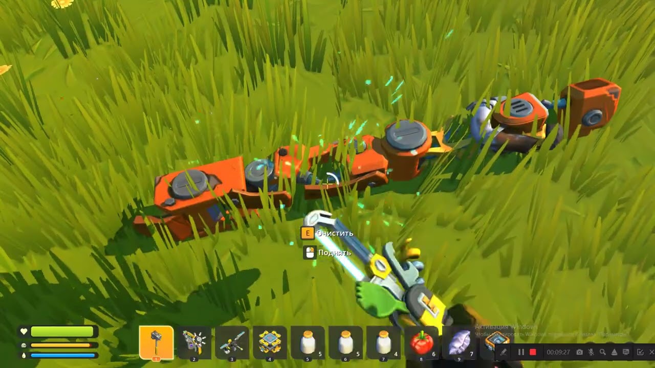 Я играю Scrap Mechanic часть 1 я достроил свою машину