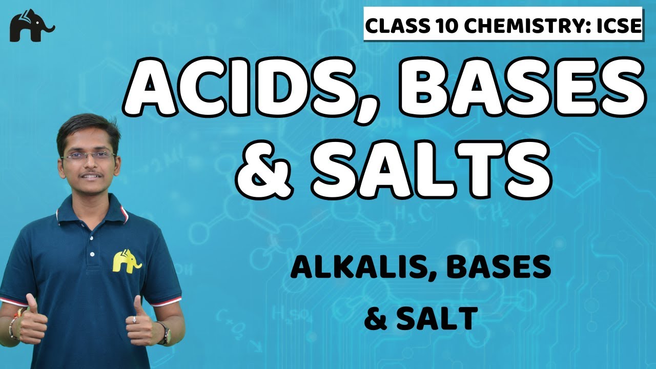 Acids Bases Salts | Class 10 ICSE Chemistry | Selina Chapter 3 | Alkalis Bases Salts
