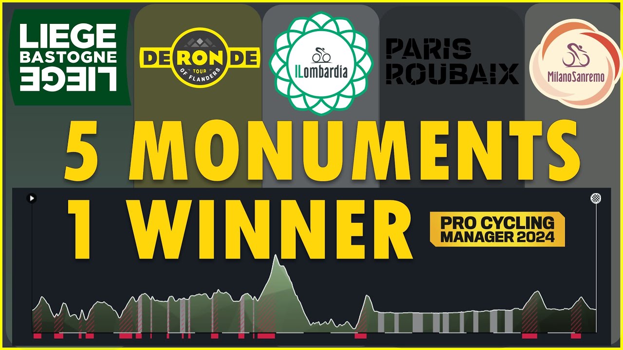 EPIC ALL-MONUMENTS STAGE IN PRO CYCLING MANAGER!!