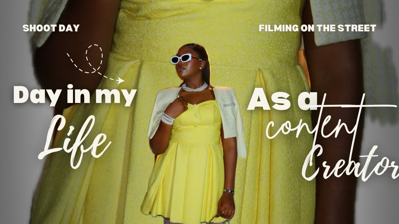 A DAY IN MY LIFE AS A CONTENT CREATOR 🎥 |Filming on the streets of Lagos + Brand shoot + the chaos 😱