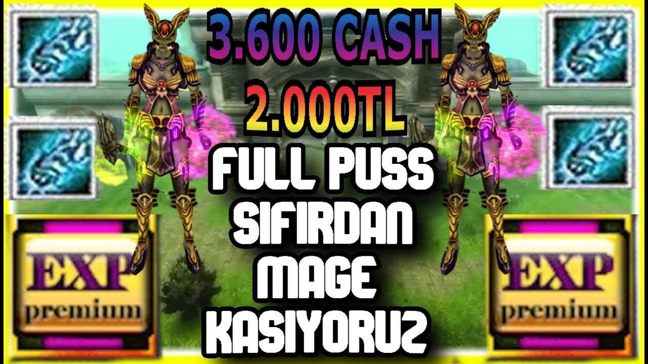 SIFIRDAN MAGE KASIYORUZ ESKİ GÜNLER :) PUS DESTEKLİ KNİGHT ONLİNE PANDORA