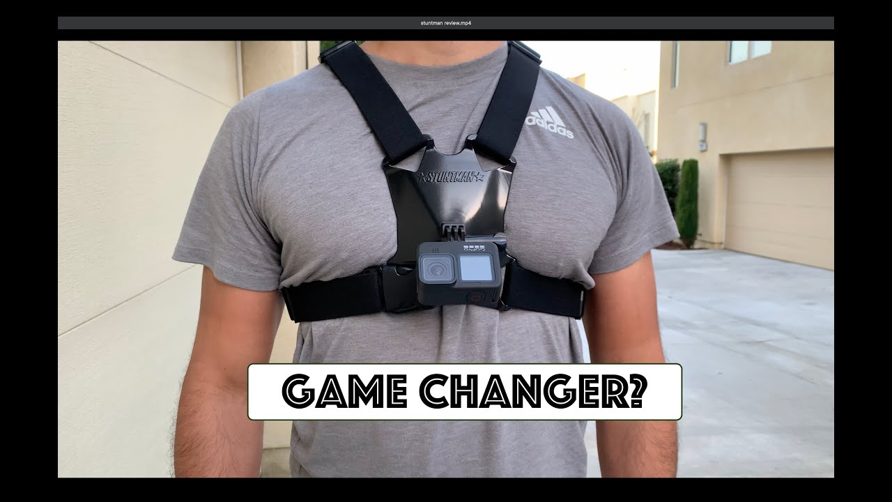 Stuntman Chest Mount Review- For GoPro Cameras Mountain Biking; side-by-side comparison￼
