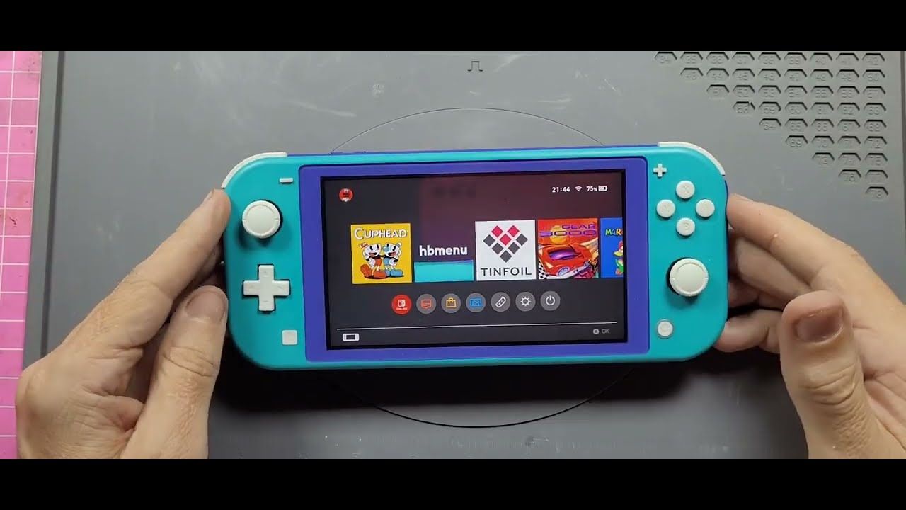 Substituição do LCD do switch lite.