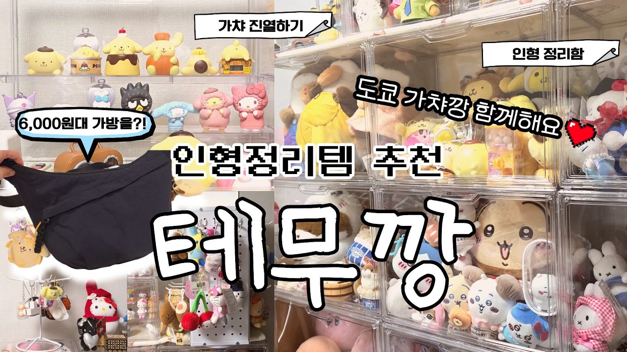 테무깡으로 뽑은 인형들을 정리해보자 테무 인형정리템 추천 도쿄에서 뽑은 가챠 구경하고 진열하기 #테무깡#테무추천템#인형뽑기#인형뽑기팁