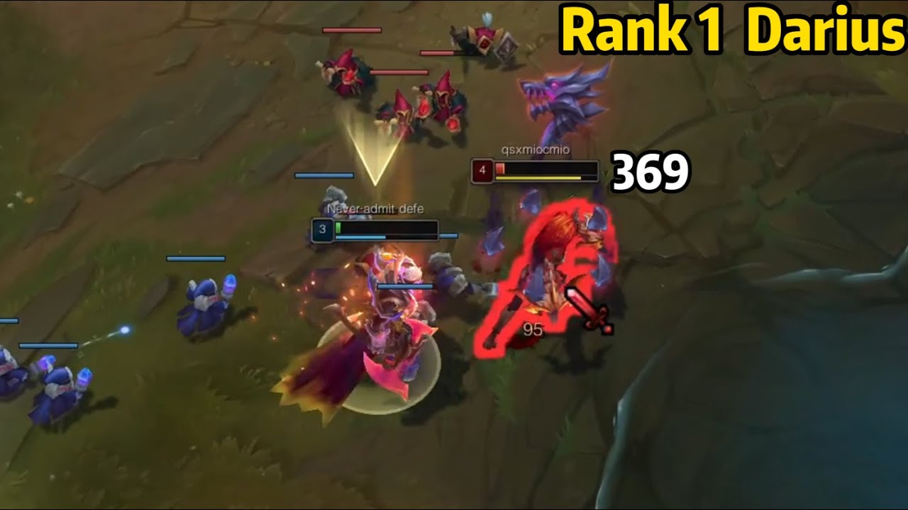 Rank 1 Darius VS 369 Ambessa! *INSANE SOLO KILL*