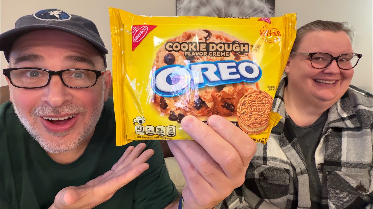 Обзор печенья Cookie Dough Flavor Creme Oreo - 🍪 Лимитированная серия!