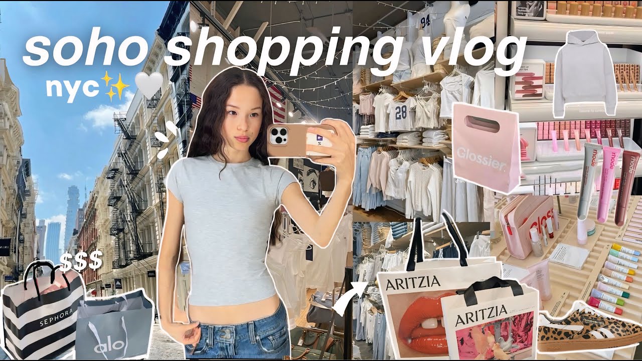 ДЕЛАЙТЕ ПОКУПКИ СО МНОЙ!!🛍️ *шопинг в Сохо, Нью-Йорк!!* одежда, косметика и многое другое!
