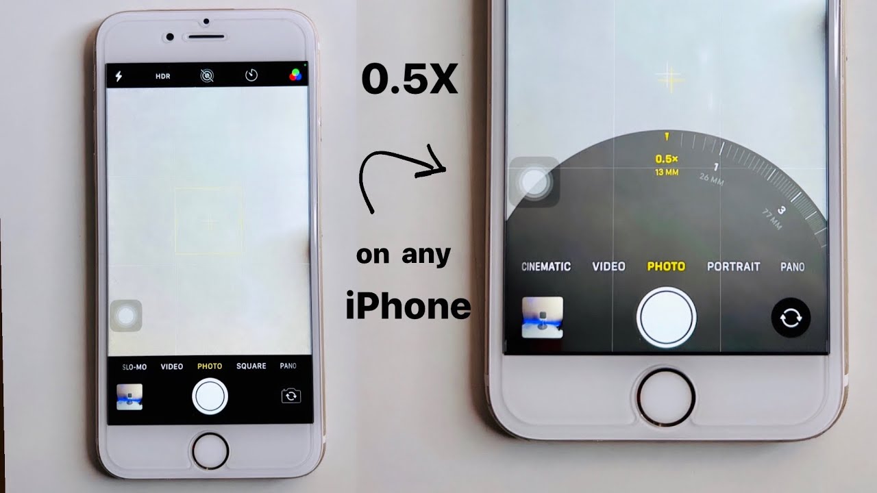 Получите 0,5-кратный зум на любом iPhone || Как получить широкоугольный объектив на любом iPhone
