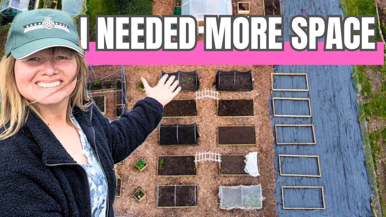 I’ve DOUBLED My Growing Space For 2025 | English Vegetable Garden