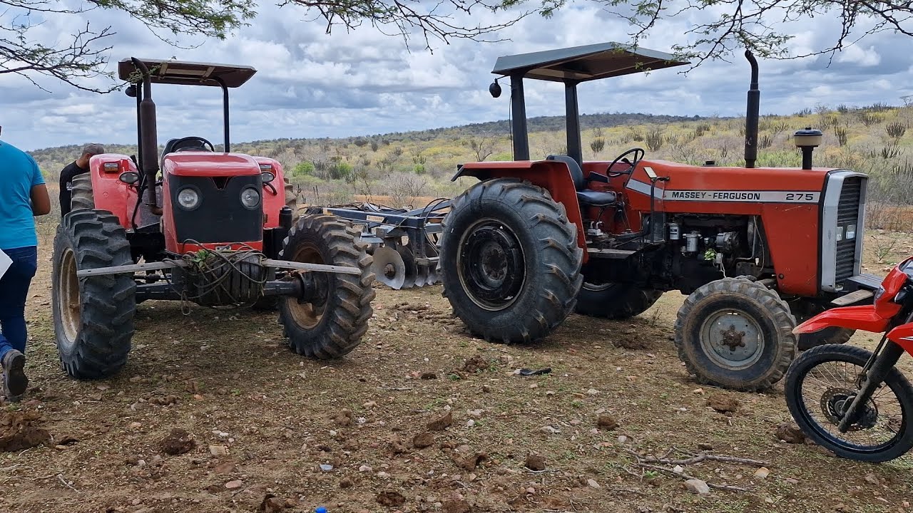 Tratorista Chimbinha parou o trator debaixo do pé de agaroba pra almoçar na roça
