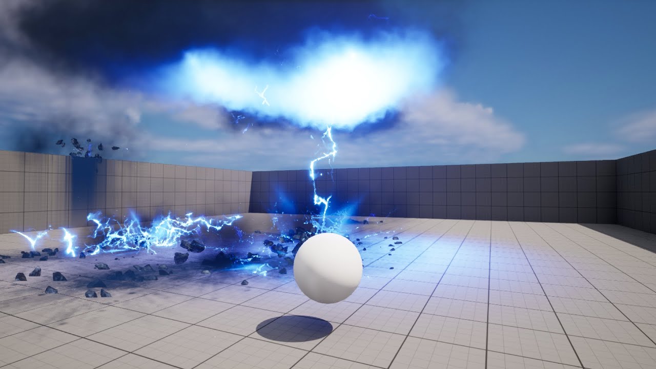 Wizard spells pack UE5 demonstration for the Unreal Engine Marketplace