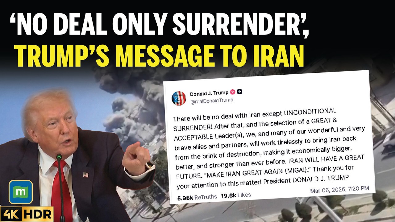 Trump Demands Iran Unconditional Surrender, Oil Prices Surge, War Tensions Explode