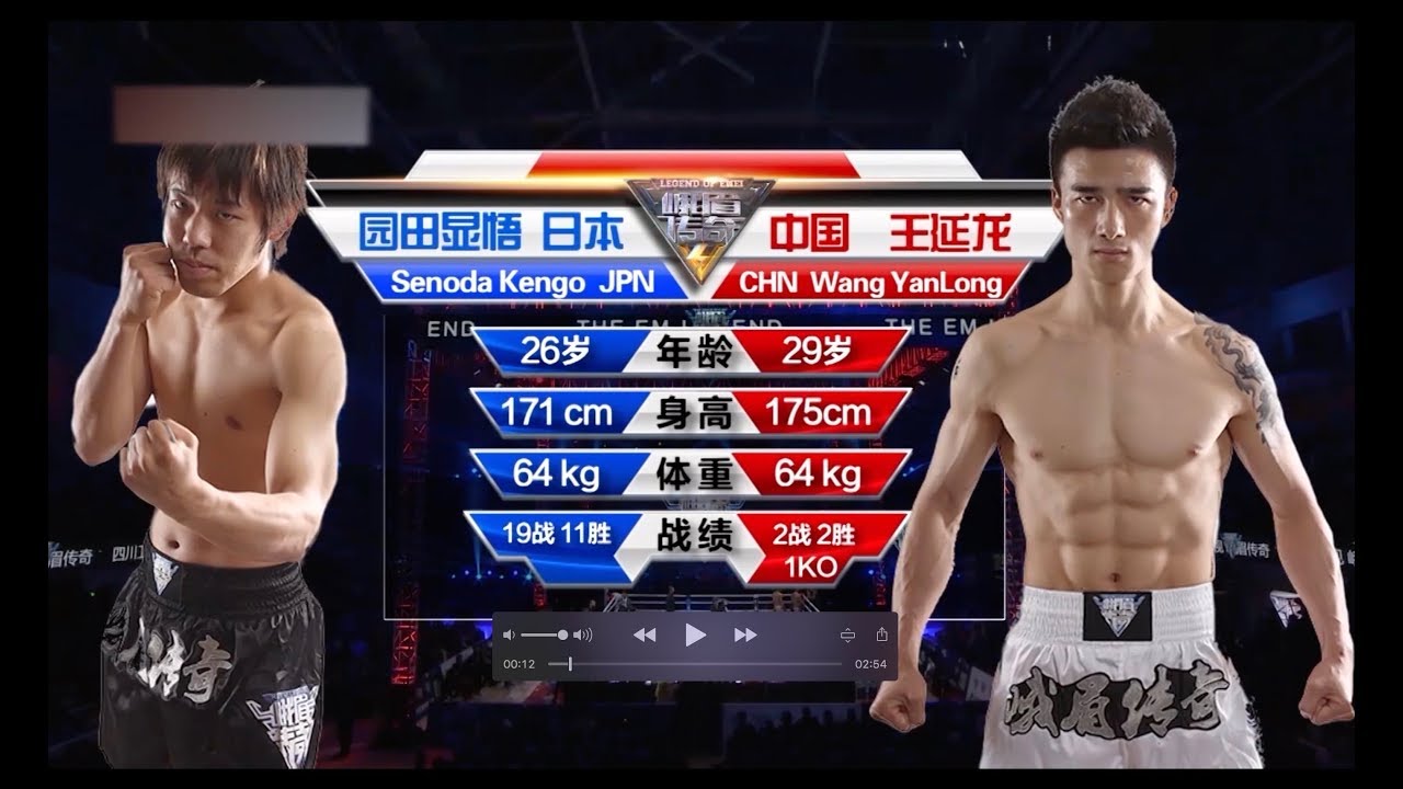 Senoda Kengo vs Wang Yanlong | EM Legend Fight