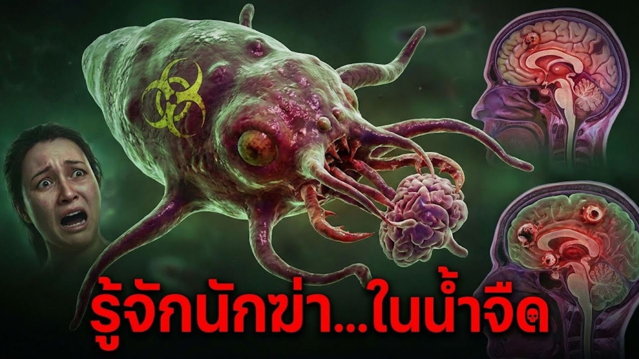 "อย่าสำลักน้ำ! รู้จัก 'อะมีบากินสมอง' นักฆ่าในน้ำจืดที่อัตราตาย 97% (มันเข้าหัวเราได้ยังไง?)"
