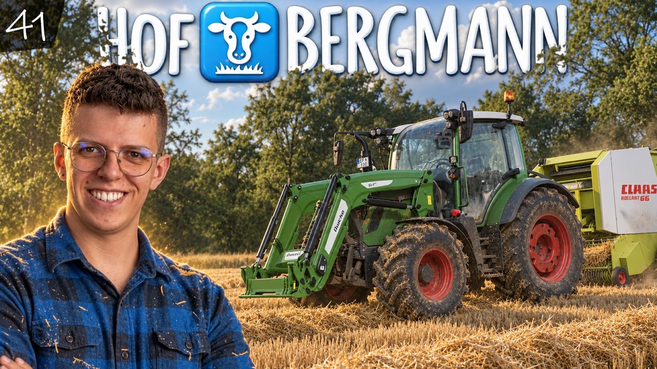 PRASOWANIE w upalny DZIEŃ🌞 prace na GOSPODARSTWIE🏠 [41] HOF BERGMANN