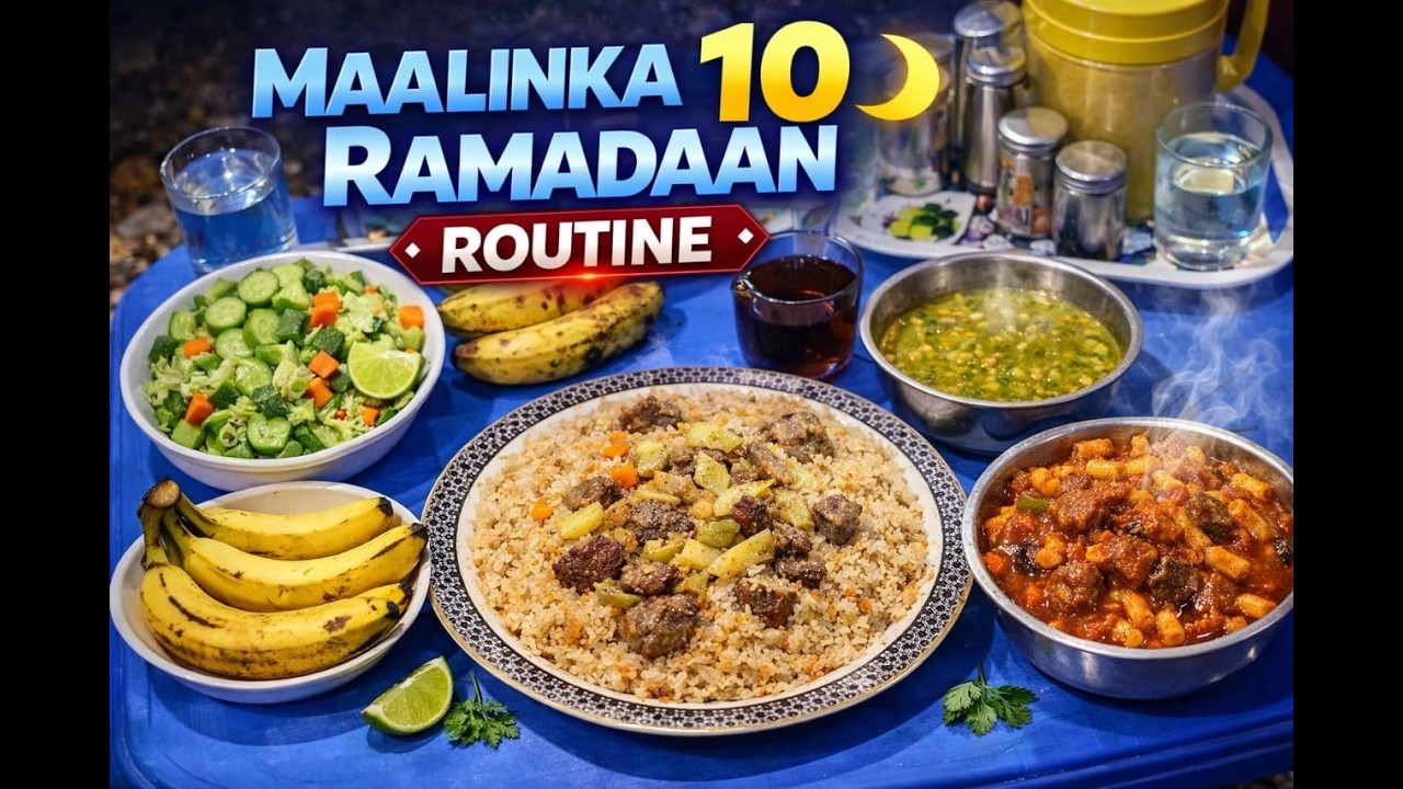 Maalinta 10 ee ramadaan 🌙 routine maalintayda 