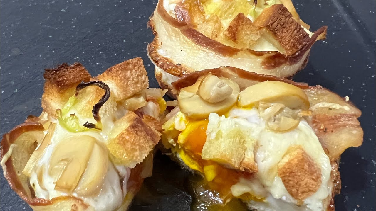 Bacon and egg breakfast / doručak slanina i jaja