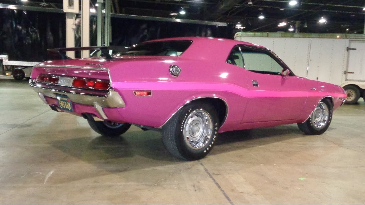 1970 Dodge Challenger R/T 440 CI V8 in Panther Pink on My Car Story with Lou Costabile