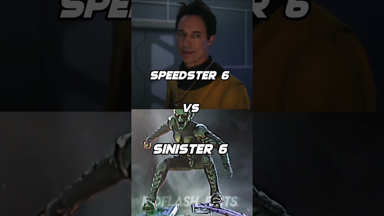 The Speedster 6 vs The Sinister 6 #dc #marvel #edit #speedsters #sinister6 #theflash #mcu #dceu #cw